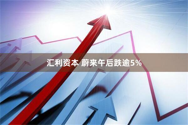汇利资本 蔚来午后跌逾5%